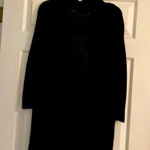 J Jill Black Small Cardigan